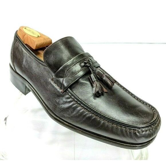 Bally Tassel Loafers Shoes‎ Parawet Dark Wine Switzerland Mens Size 8 US Vintage main image 6